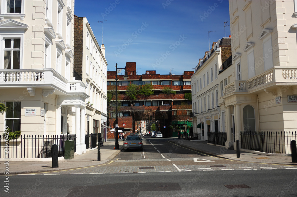 London, Corner Moreton Street and Belgrave Road
