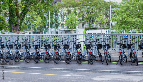Bicycle parking in Zurich