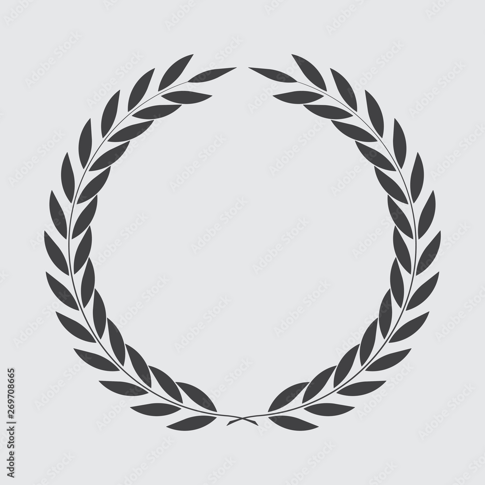 icon laurel wreath, spotrs design - vector illustration icon laurel wreath, spotrs design - vector illustration