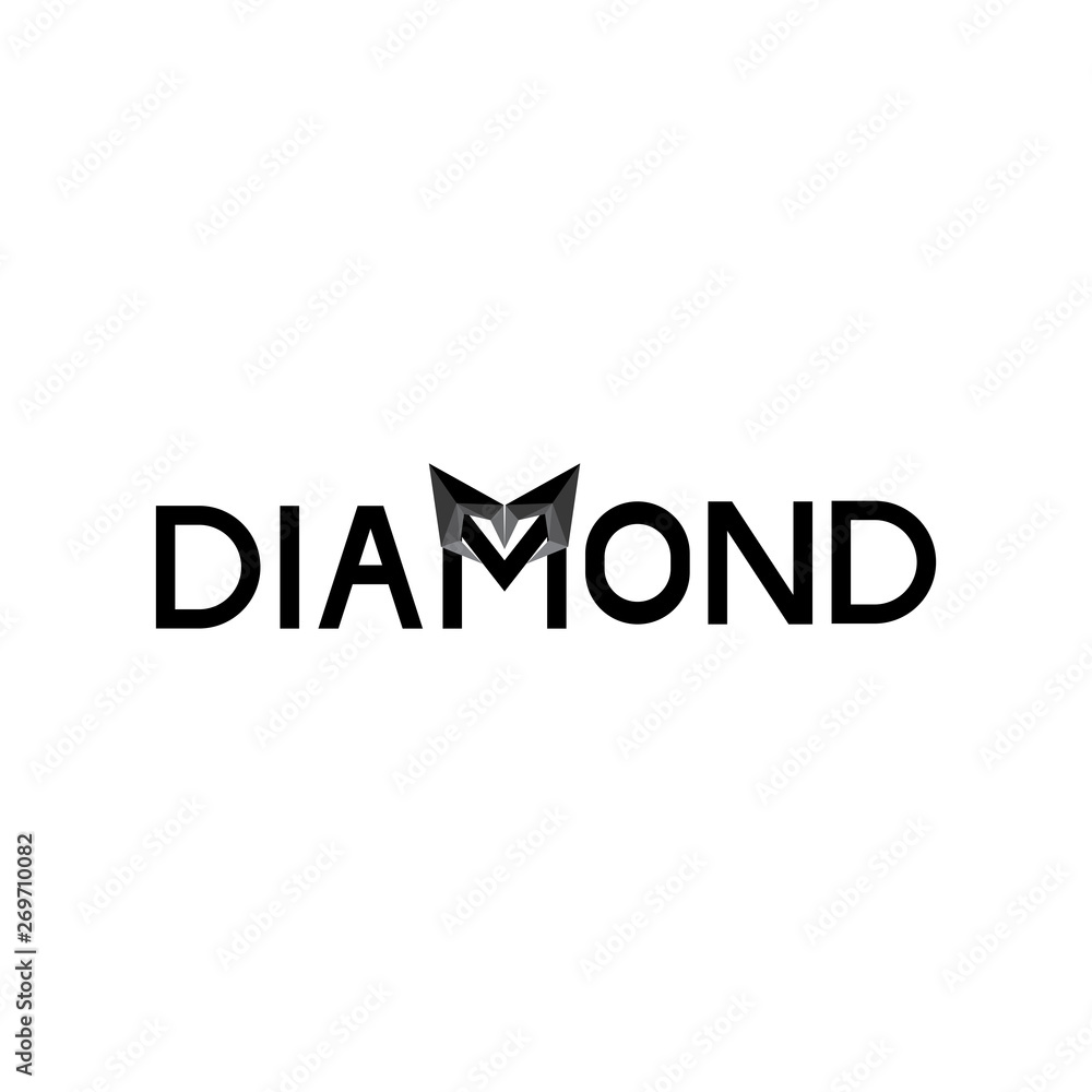 DIAMOND logo letter design vector DIAMOND logo letter design vector