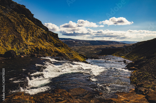Hike on top of Glymur second-highest waterfall in Iceland  with a cascade of 198 m. It was long regarded as the tallest until being surpassed by Mors  rfoss