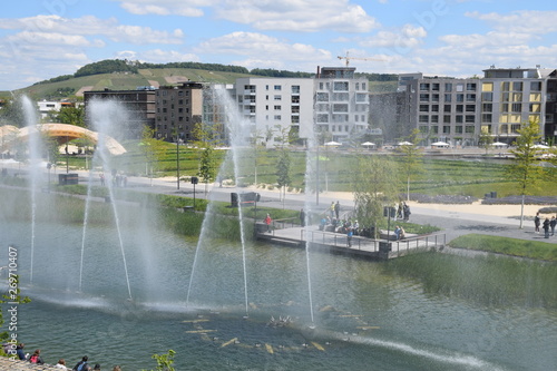 Spektakuläres Wasserspiel