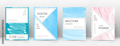 Cover page design template. Stylish brochure layou