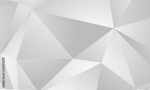 Abstract White and gray color technology modern background design vector Illustration. White cloth background abstract with soft waves.