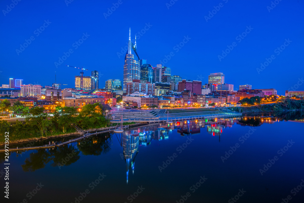 Downtown Nashville, Tennessee, USA Skyline