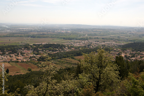 Laudun vue du camp de César