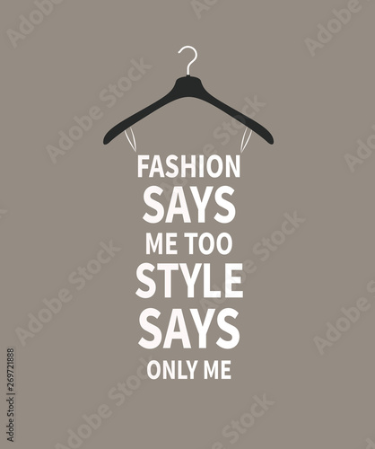 Vector_Women  fashion stylized dress made from quotes