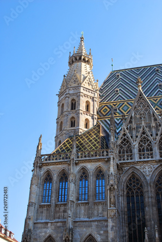 The St. Stephen's Cathedral in Vienna, Austria