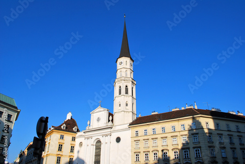 The St. Michael's Church in the historical center of Vienna, Austria