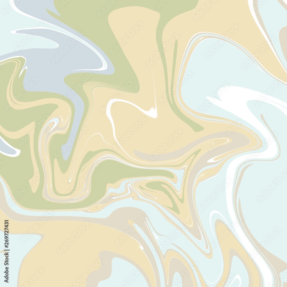 Digital marbling - khaki green beige teal blue Digital marbling - khaki green beige teal blue