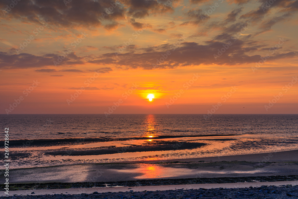 Sonnenuntergang am Meer