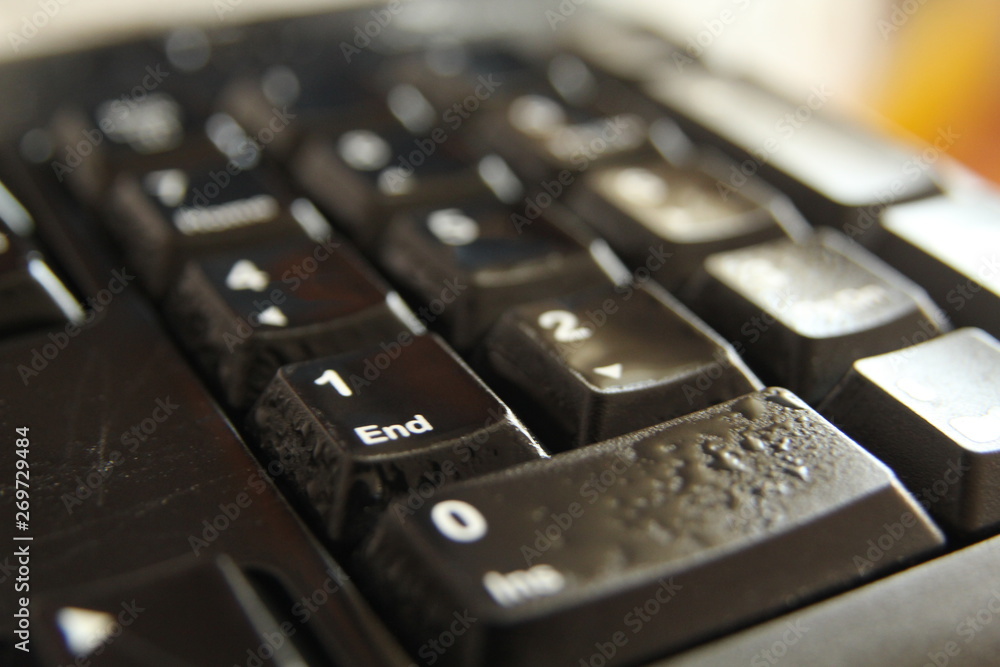typing on a laptop computer keyboard close up typing on a laptop computer keyboard close up