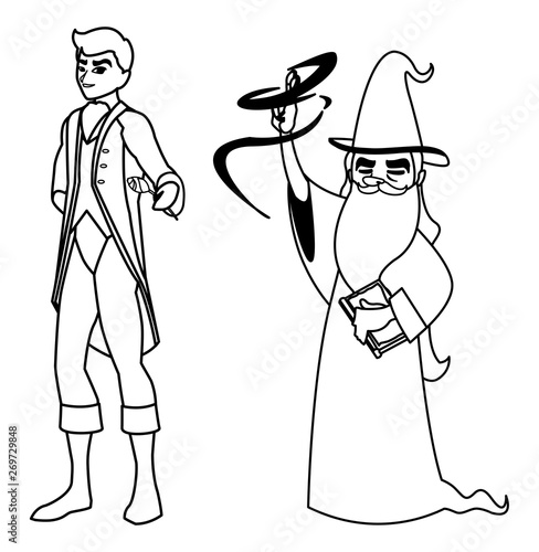 prince charming and wizard of tales characters