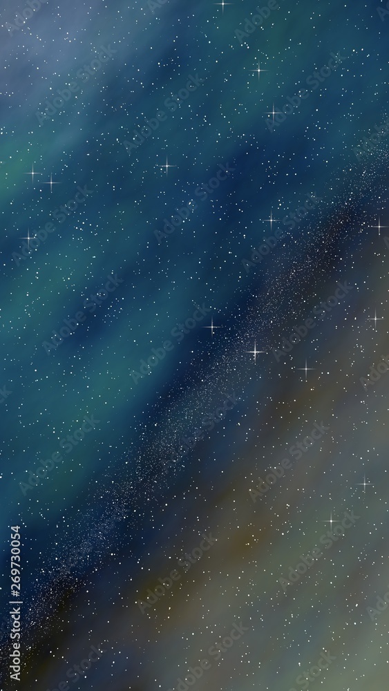 Colorful and beautiful space background. Outer space. Starry outer space texture. 3D illustration Colorful and beautiful space background. Outer space. Starry outer space texture. 3D illustration