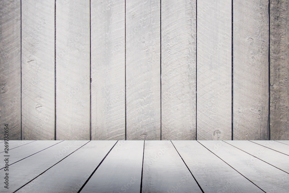 Obraz premium empty wooden background for design template