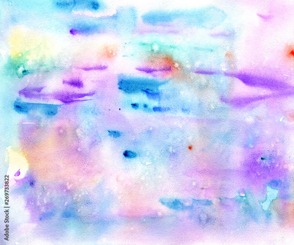 Watercolor background. Texture watercolor on paper.