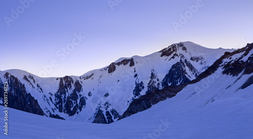 Le Mont Blanc à l'aube