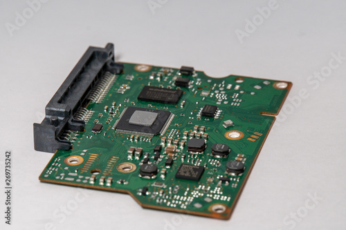 Platine einer Festplatte