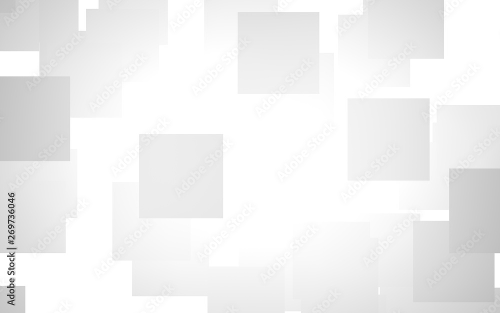 White abstract background. Misty backdrop with grey squares. 3D illustration White abstract background. Misty backdrop with grey squares. 3D illustration