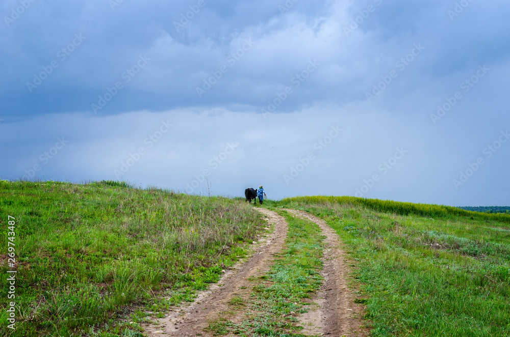 Rural landscapes. Cloudy. Rural landscapes. Cloudy.