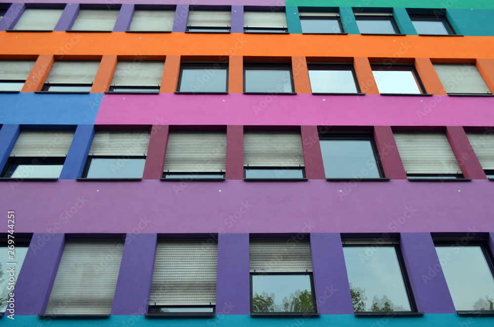 Bunte Hausfassade in Stuttgart Bunte Hausfassade in Stuttgart