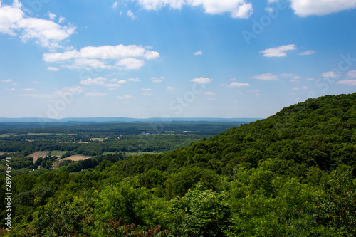 Landscape shot from a mountain side