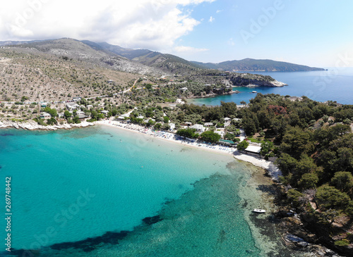 Amazing bay with beach Aliki, Thassos islands, Greece © Balate Dorin