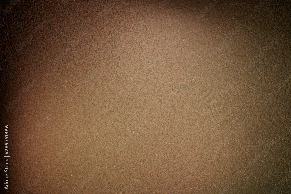 Fototapeta Light brown volumetric textural background with partial blur