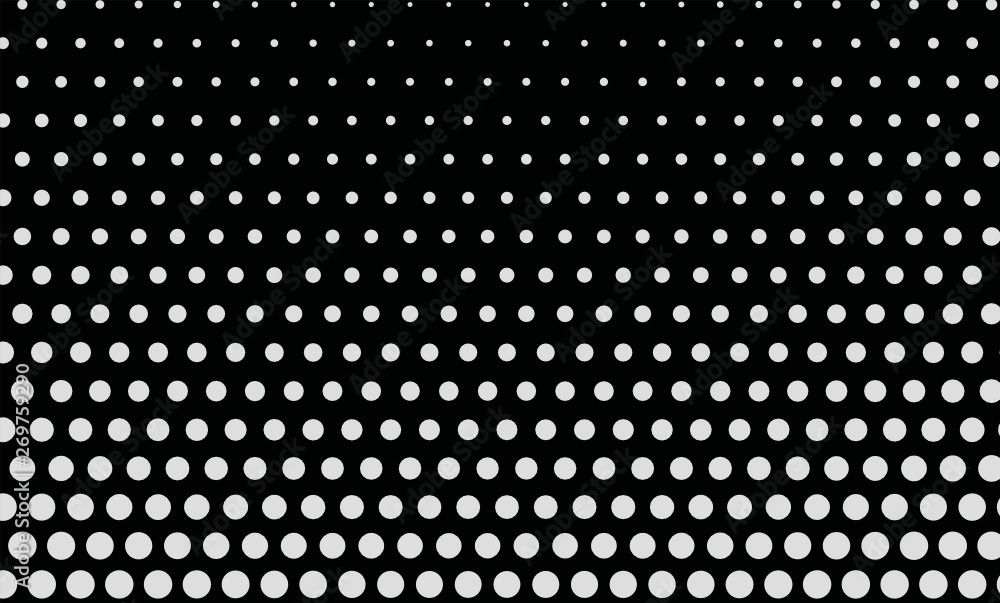 Gradient halftone dots pattern texture background. Abstract curves. Polka dots backdrop. Wavy dotted spotted pattern. Modern dotted template vector illustration for design, covers, web banners Gradient halftone dots pattern texture background. Abstract curves. Polka dots backdrop. Wavy dotted spotted pattern. Modern dotted template vector illustration for design, covers, web banners