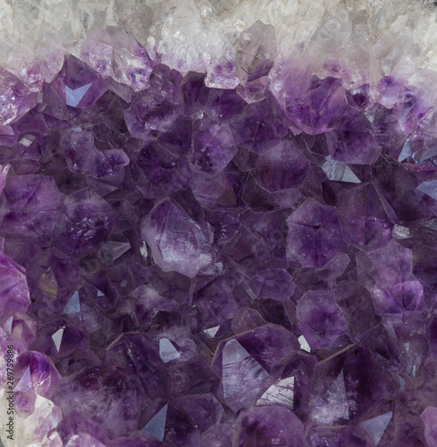 texture purple natural crystal stone aquamarine