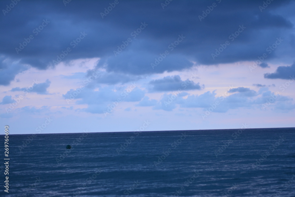 sea and sky from Mediterranean 