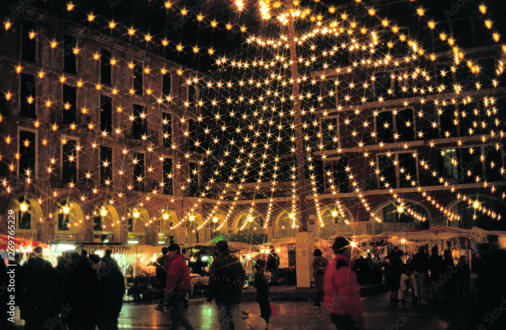 weihnachtbeleuchtung in palma de mallorca