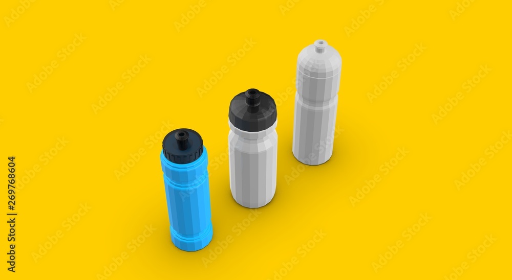 Sport Water Bottle 3D Rendering Sport Water Bottle 3D Rendering