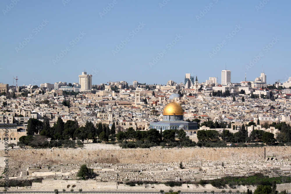 Fototapeta premium view of jerusalem