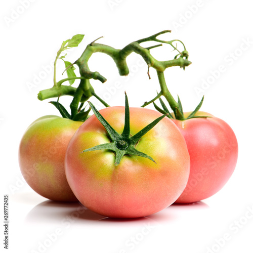 Wallpaper Mural fresh tomato isolated on white background Torontodigital.ca