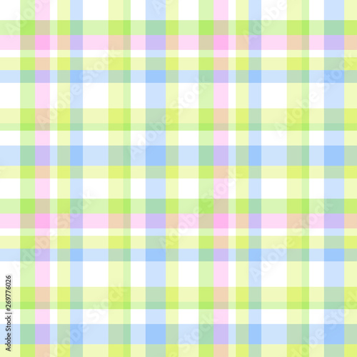 Colorful checkered pattern. Seamless abstract texture with many lines. Geometric colored wallpaper with stripes. Print for interior design and fabric