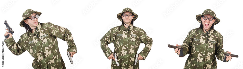 Collage of funny soldier photos Collage of funny soldier photos