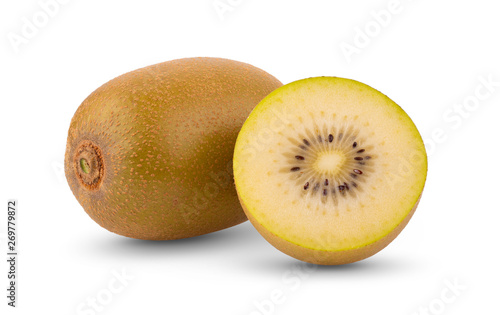 kiwi gold isolated on the white background. full depth of field
