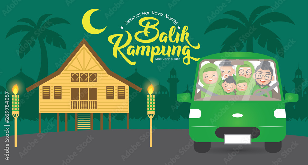 Hari Raya Aidilfitri & Balik Kampung is an important religious holiday