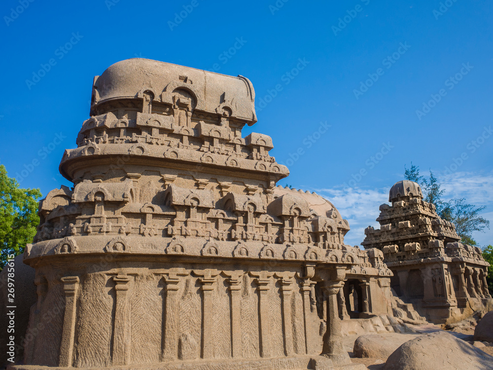 石彫寺院（ラタ）　マハーバリプラム
