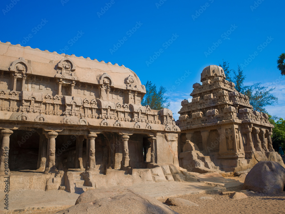 石彫寺院（ラタ）　マハーバリプラム