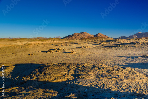 Mountains in arabian desert not far from the Hurghada city  Egypt