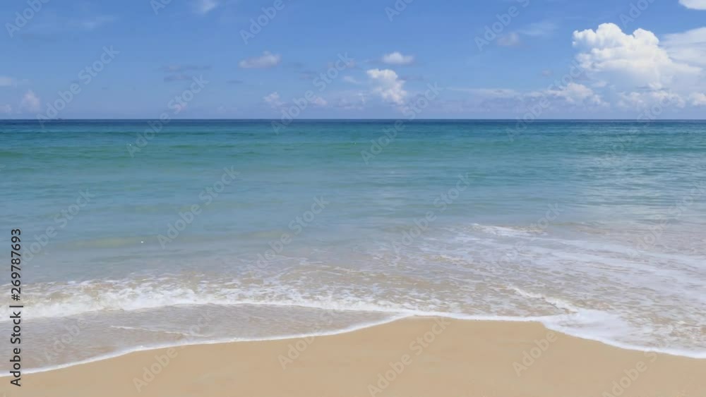 Beautiful sky and sea at Karon Beach Phuket Thailand Beautiful sky and sea at Karon Beach Phuket Thailand