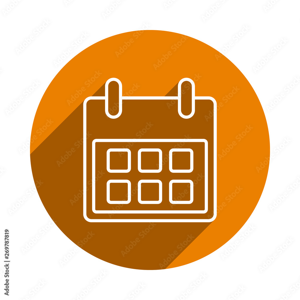 Calendar Icon in flat style. Appointment schedule symbol. Event planner illustration for web and mobile UI. Calendar Icon in flat style. Appointment schedule symbol. Event planner illustration for web and mobile UI.