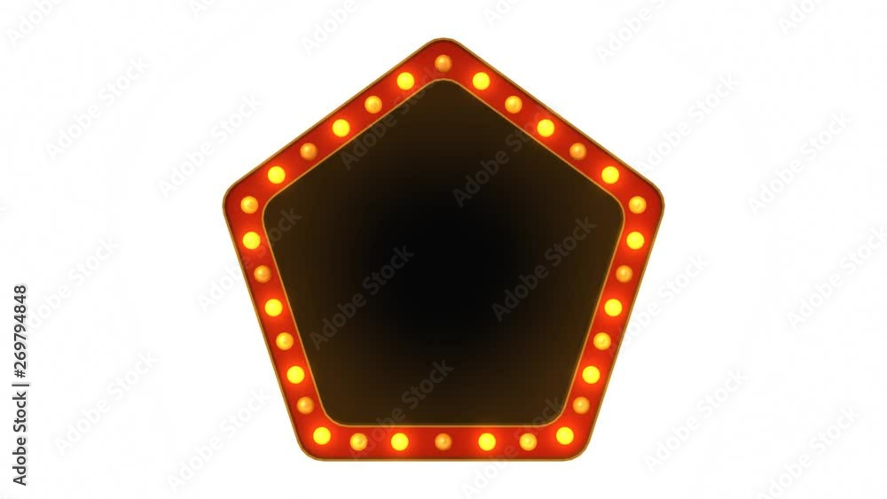 Red marquee gold light board sign retro on white background. 3d rendering Red marquee gold light board sign retro on white background. 3d rendering
