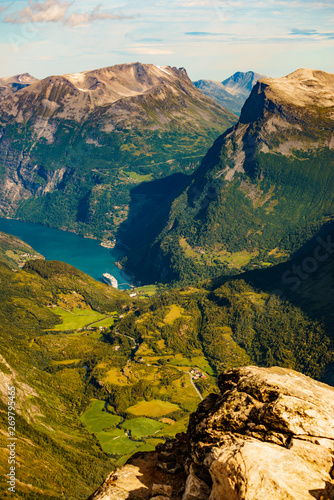 Geirangerfjord from Dalsnibba viewpoint, Norway