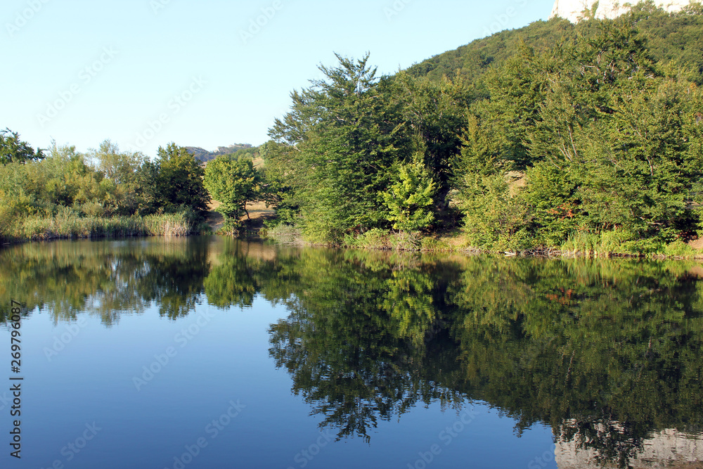 Little lake in Serbia