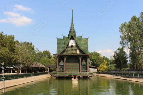 Wat Larn Kuad (Glass Bottle Temple), Sisaket, Thailand
