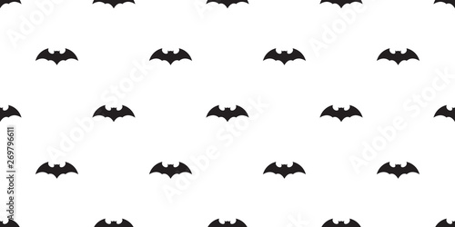 bat seamless pattern Halloween vector scarf isolated Dracula ghost illustration tile background wallpaper