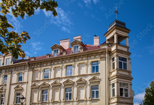 Building fragment in the center of Vilnius